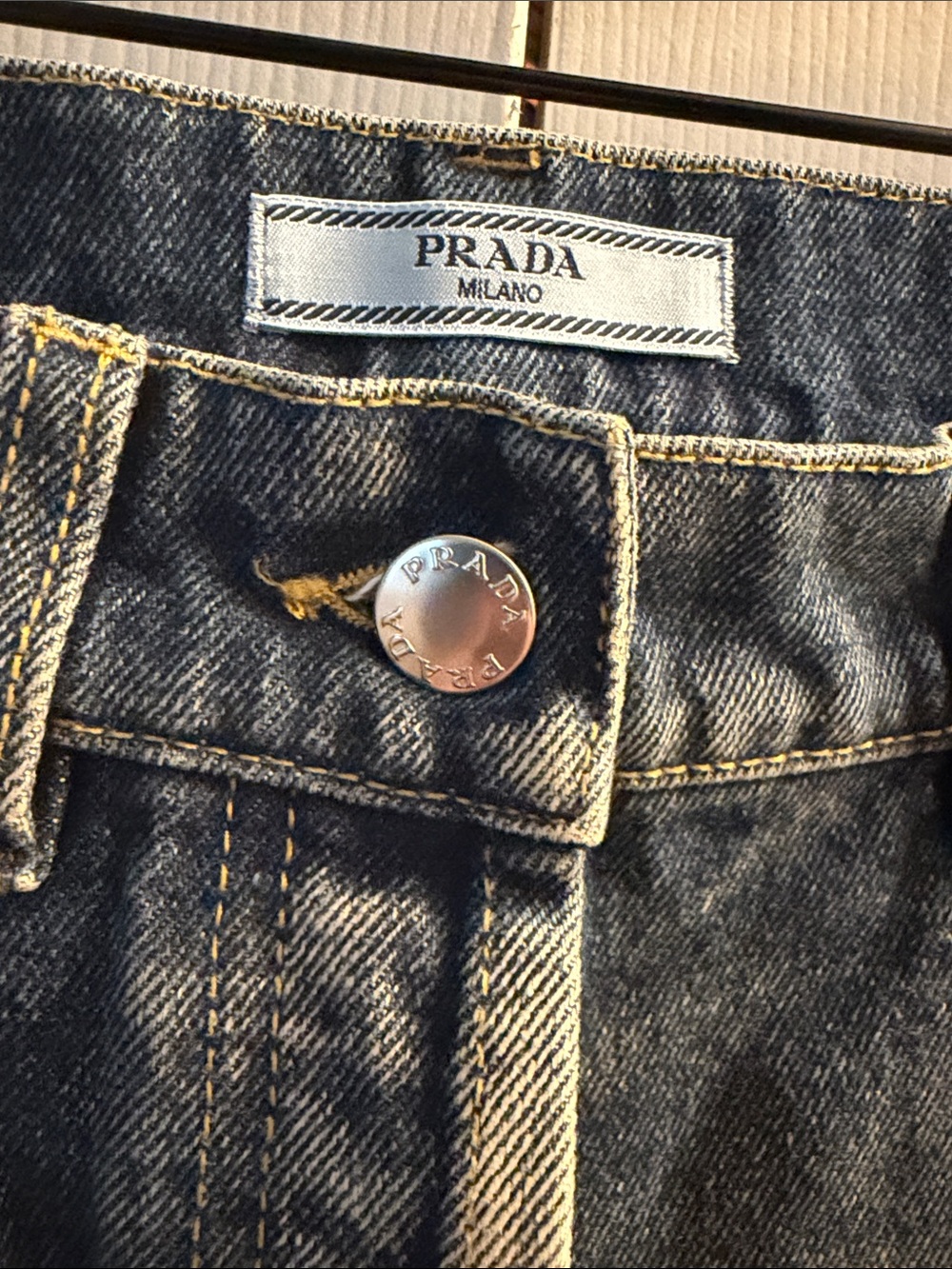 Prada Straight Leg Jeans in Size 25 - Picture 5 of 8